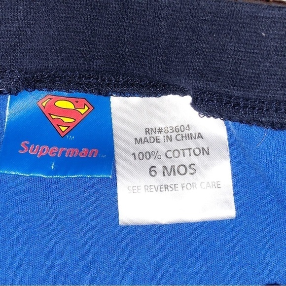 Superman Infant shirt and diaper cover Size 6 Months - Picture 2 of 7
